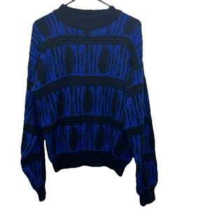 Vintage Koman knitted crew neck sweatshirt size medium